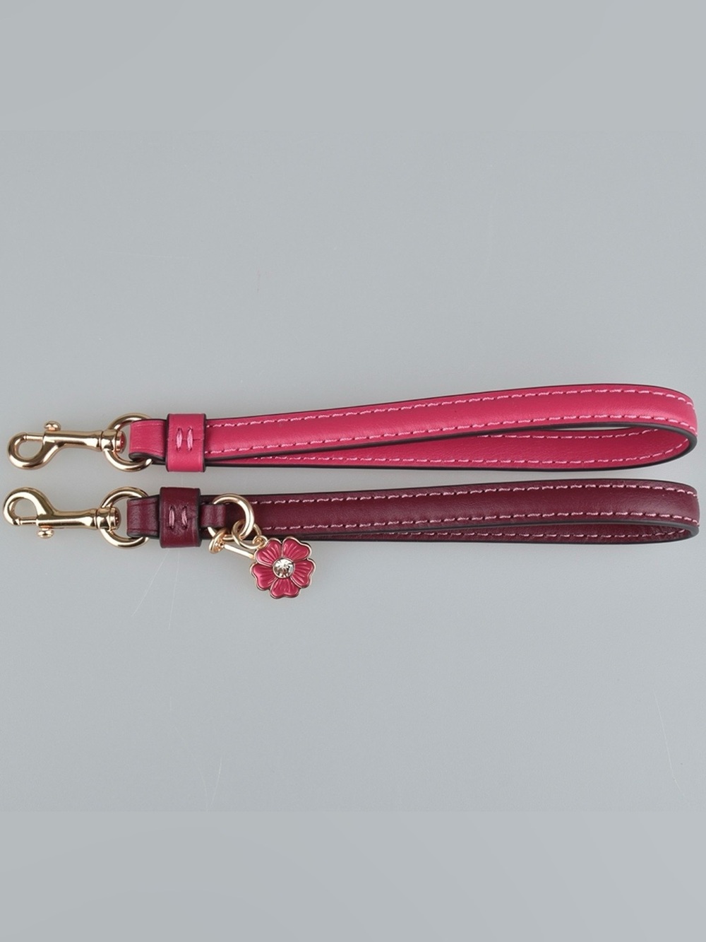 NWT Coach Accordion Zip Signature Debossed Patent Leather Wallet in Strawberry - Picture 9 of 10